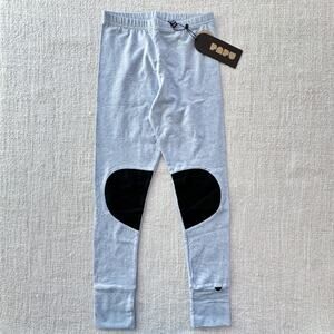 NWT Papu Organic Heather Blue Leggings 7/8